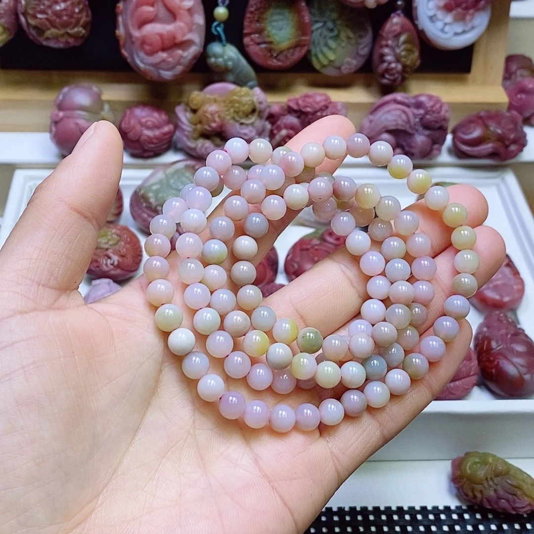 玛瑙/玉髓盐源玛瑙手串未镶嵌