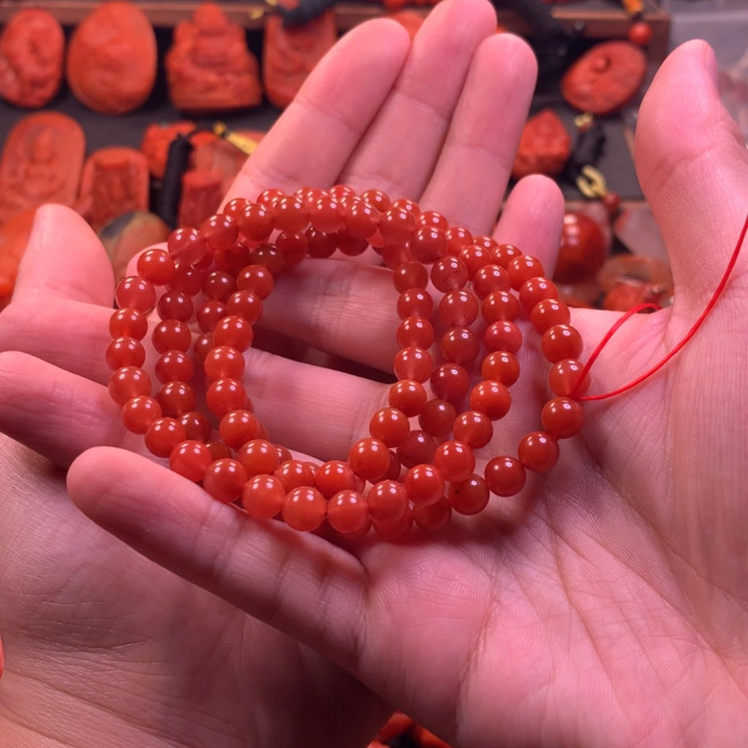 【闪购商品】未镶嵌高品多圈南红玛瑙