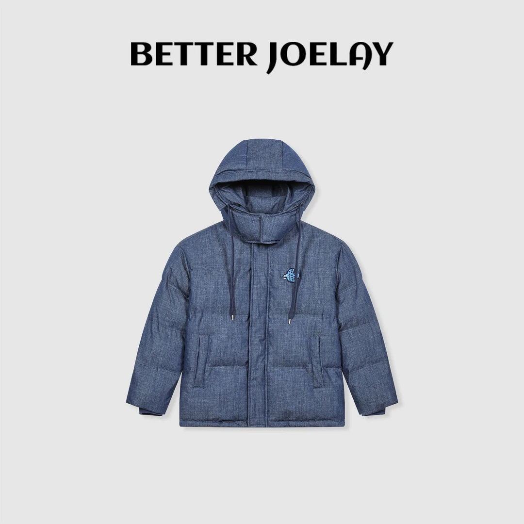 BETTER JOELAY-【飞鸟幻境】时尚冬季保暖棉服百搭连帽通勤风Z0641
