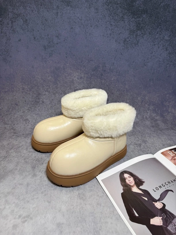 【孤品】东北防雪鞋厚底保暖冬季大头时尚加厚秋冬女款雪地棉921-7