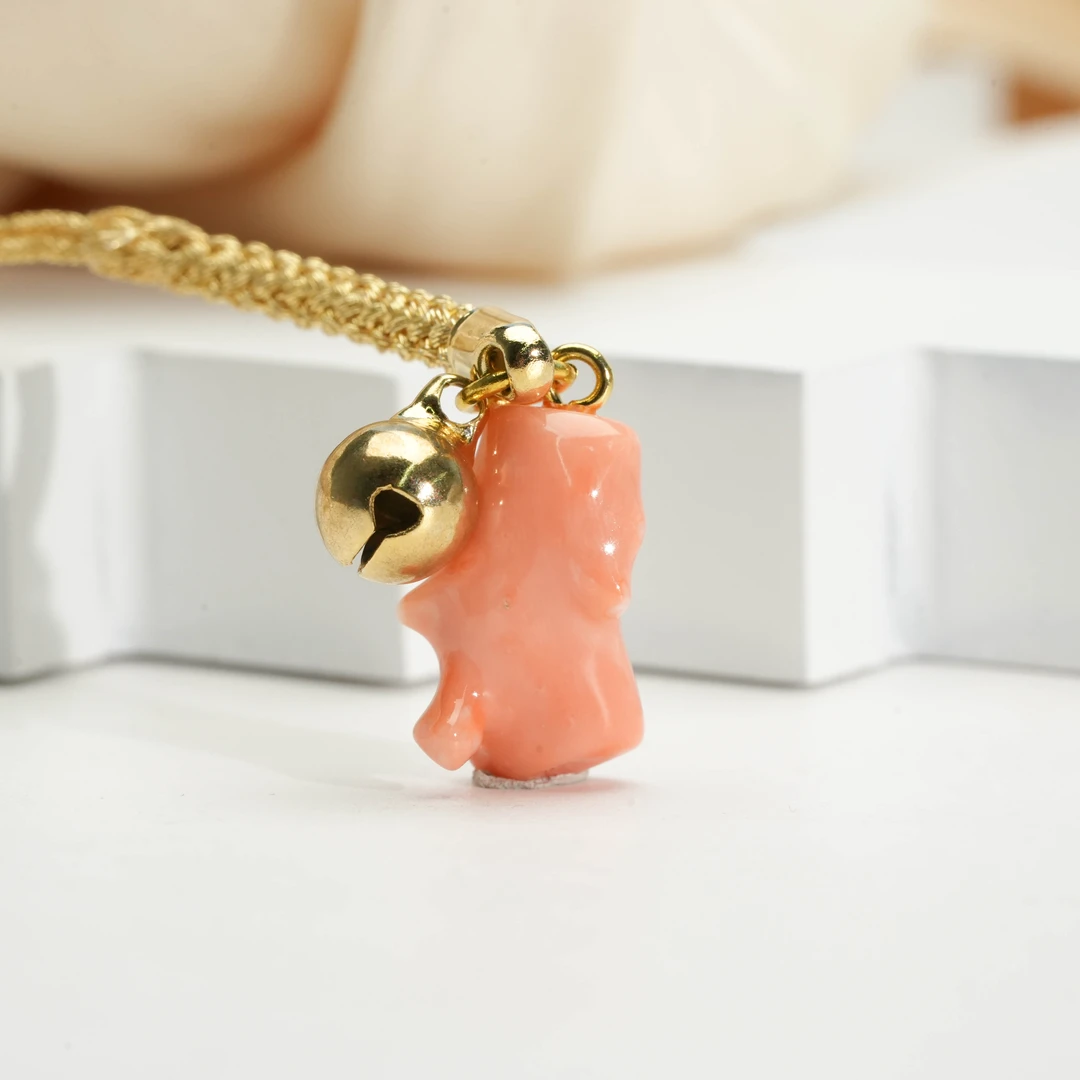 【宝儿专属】铃铛单枝珊瑚吊坠LLSH128-BR【多样性发一】随型