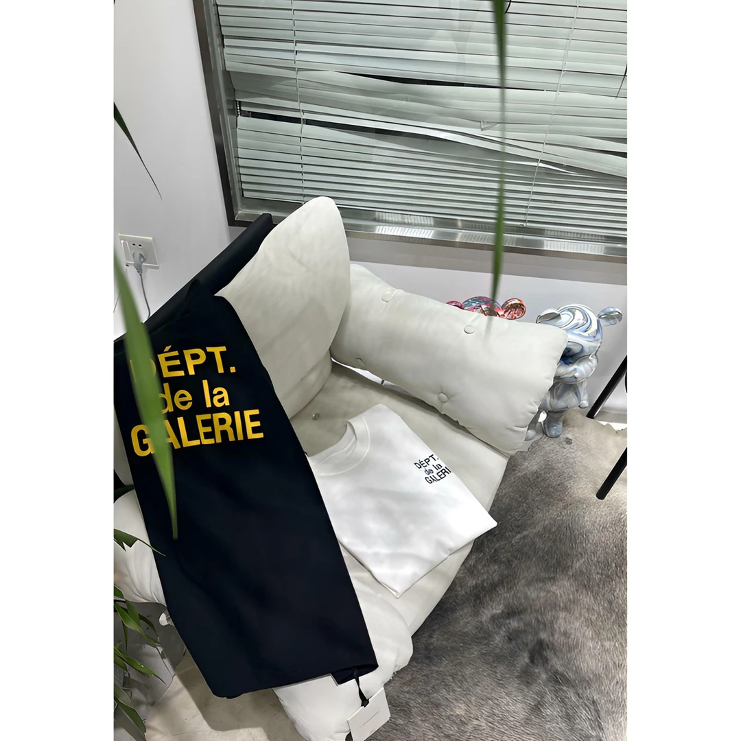 TKTHEKING/8254【法文字母短袖】宽松慵懒风男女同款