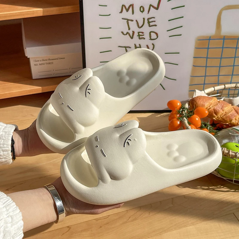 厚底拖鞋女士夏季2024新款可爱居家室内情侣浴室洗澡防滑凉拖鞋男