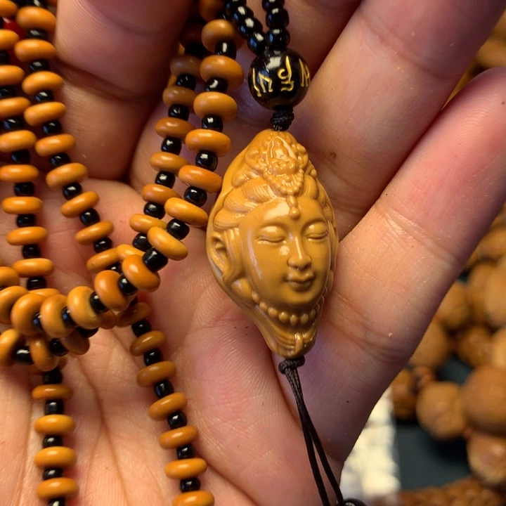 橄榄核手串/手链头一次