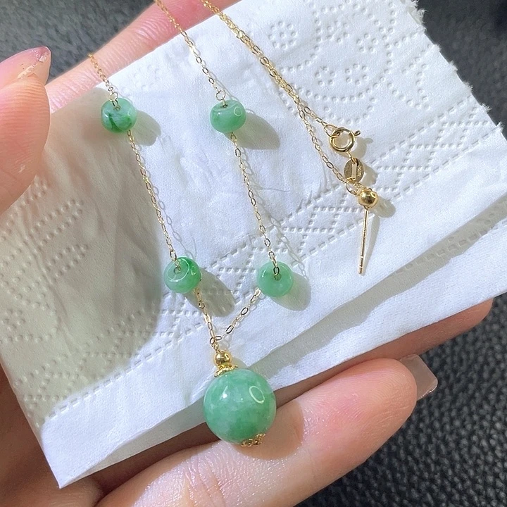 颈饰未镶嵌翡翠翡翠