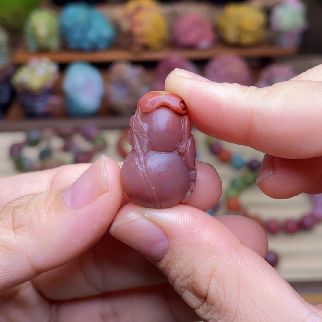 玛瑙/玉髓未镶嵌珠宝半成品盐源玛瑙葫芦