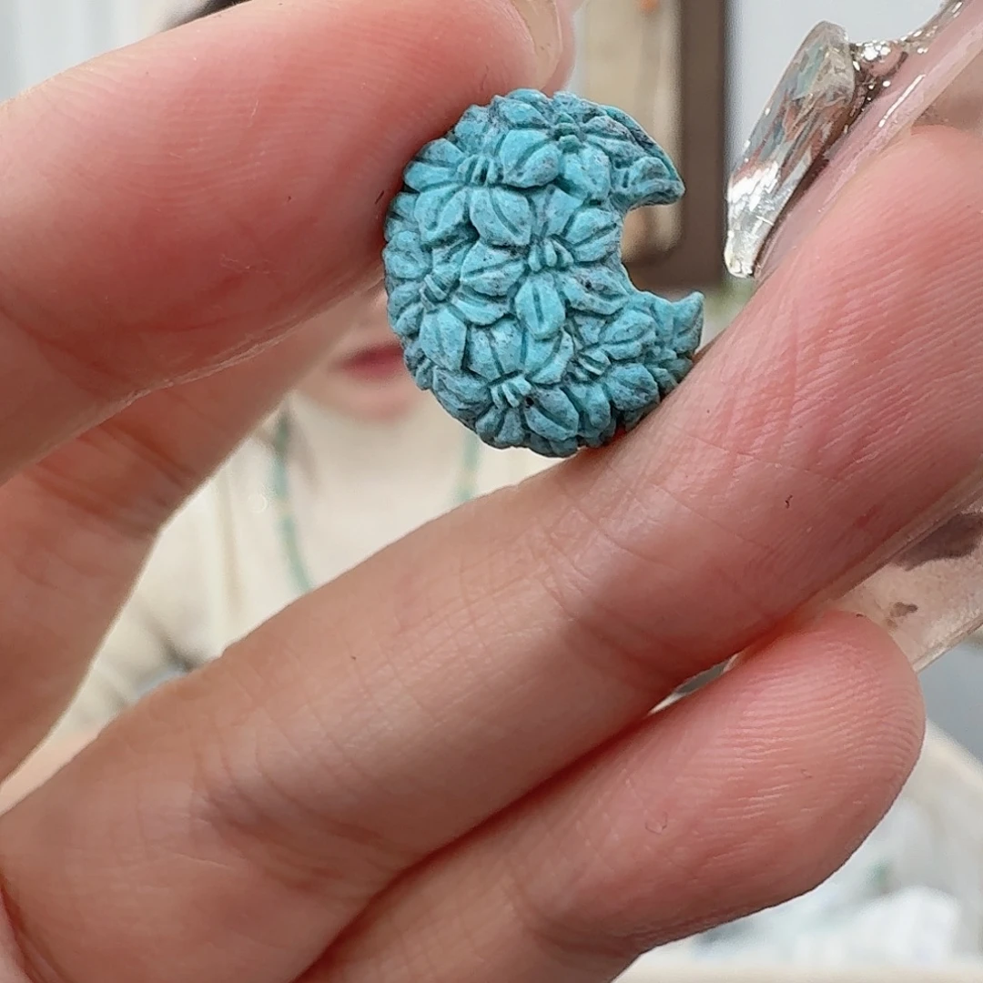 绿松石未镶嵌珠宝半成品