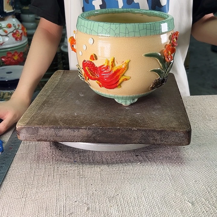 泳坤堂石湾盆陶瓷