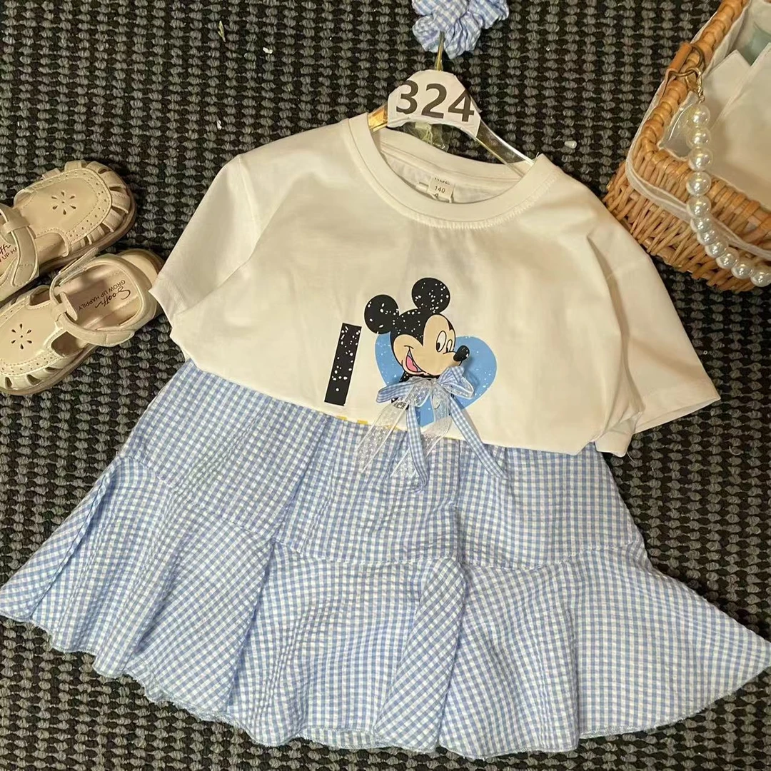 【92】-女童学院风套装夏季2025新款儿童服装卡通324