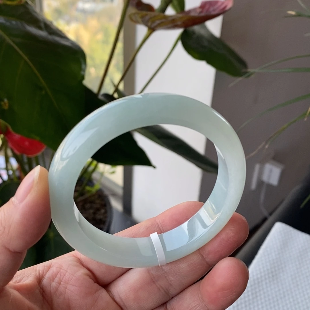 翡翠未镶嵌手镯10号