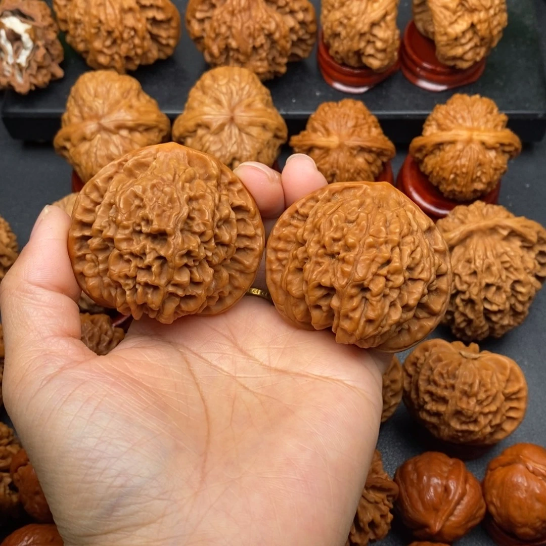 文玩核桃把件51官帽