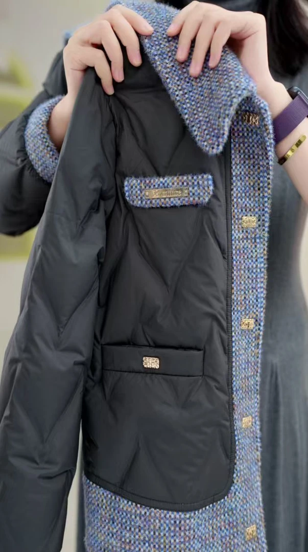 R0012新款2025保暖百搭气质时尚羽绒服女保暖上衣外套