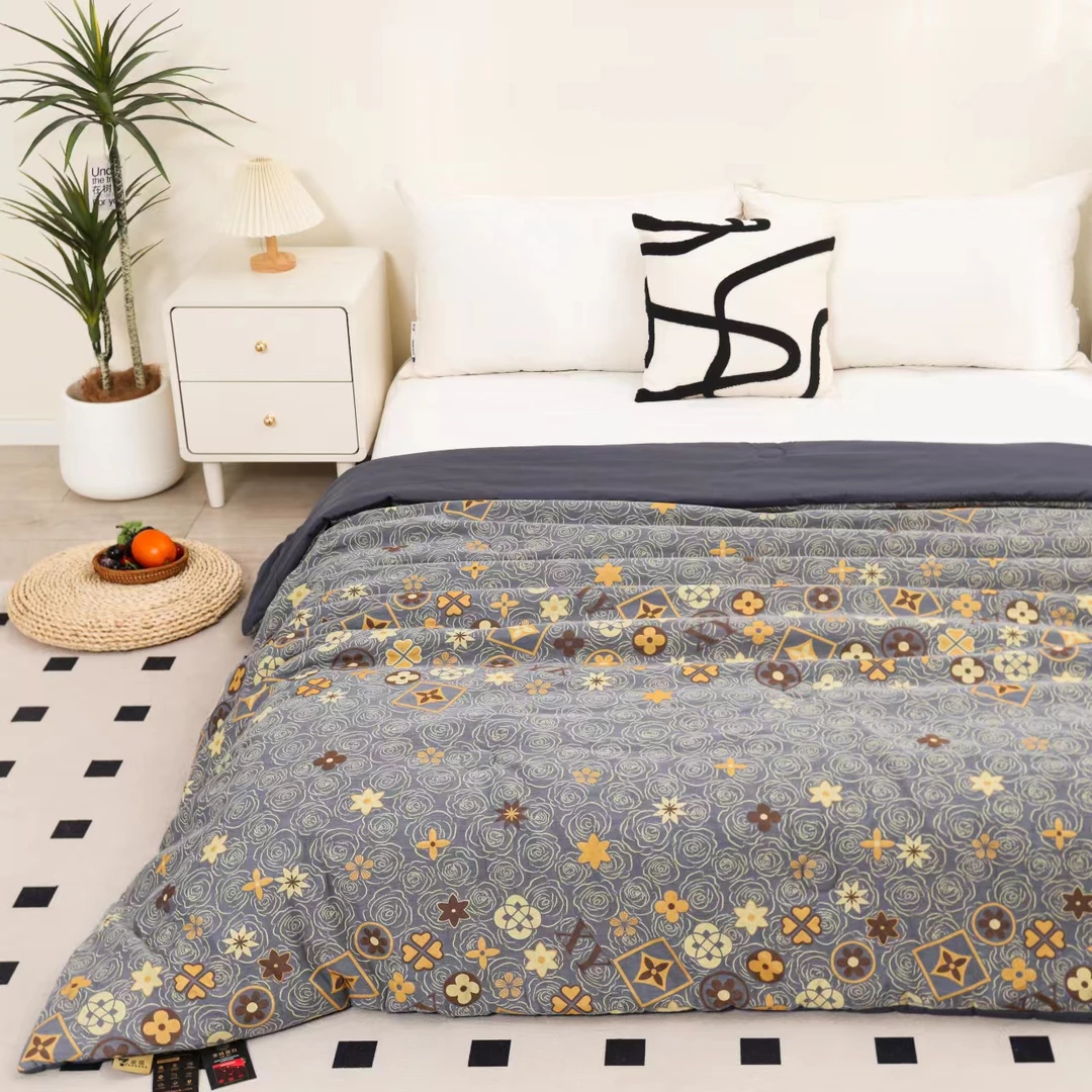 【新款 墨尔本被子 200*230】高奢双层纱羊绒蛋白被