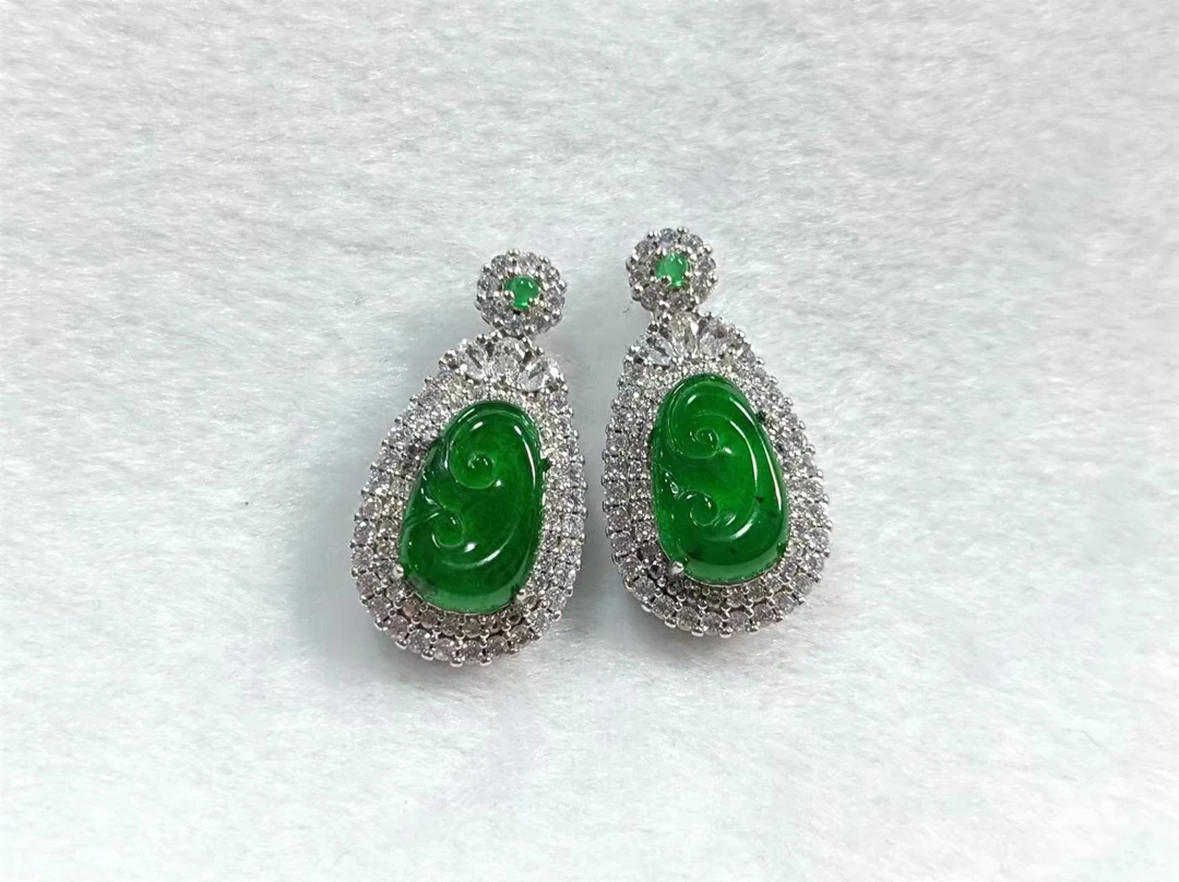 【康康严选】翡翠如意吊坠赠链H23【多样性发其一】约13-8mm+