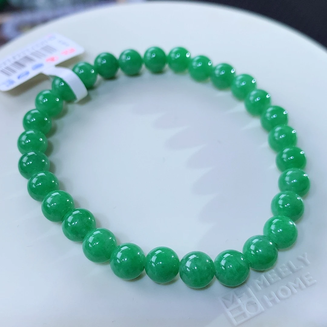 未镶嵌手串翡翠翡翠卡6.5