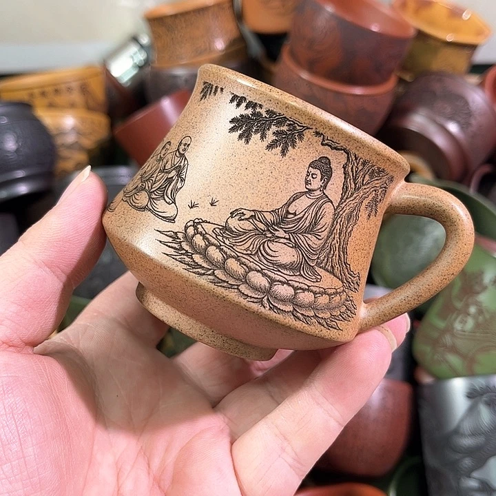 茶杯紫砂全手工紫砂主人杯