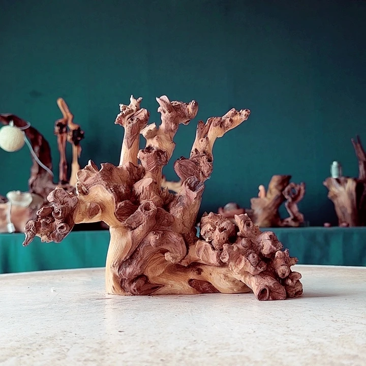 鑫***钰木246 金丝红木羊蹄甲半成品