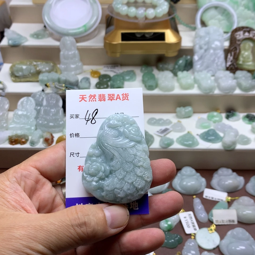 颈饰未镶嵌翡翠缅甸A货翡翠