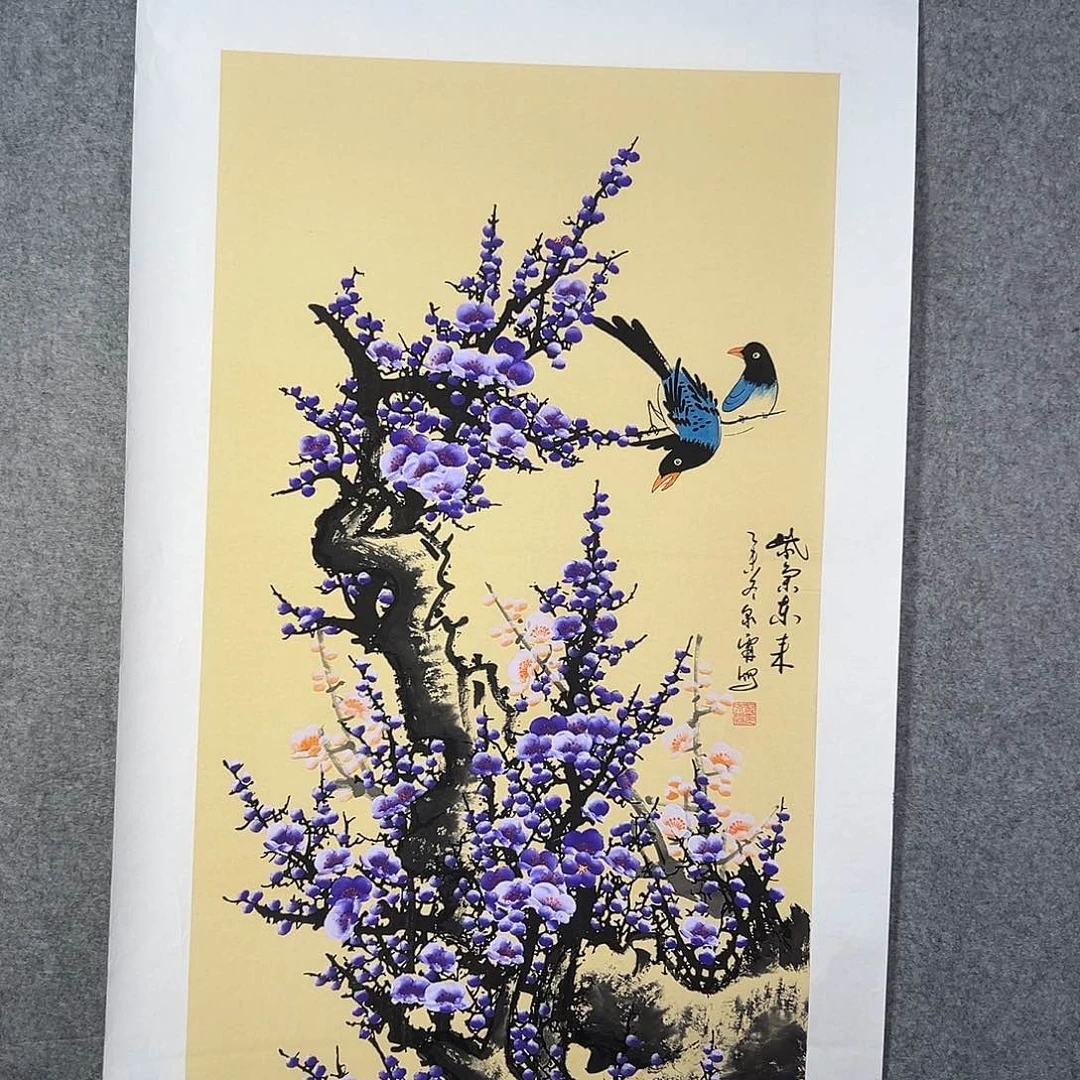 国画870 花鸟在此鸣叫时还要一万