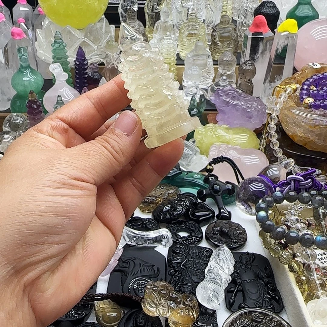 未镶嵌水晶车挂摆件