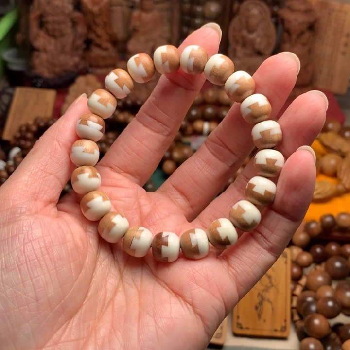 手串/手链檀香木老山檀榫卯珠