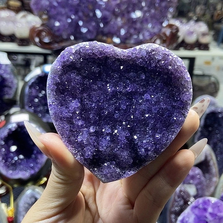 未镶嵌大型摆件（非配饰）紫晶琪