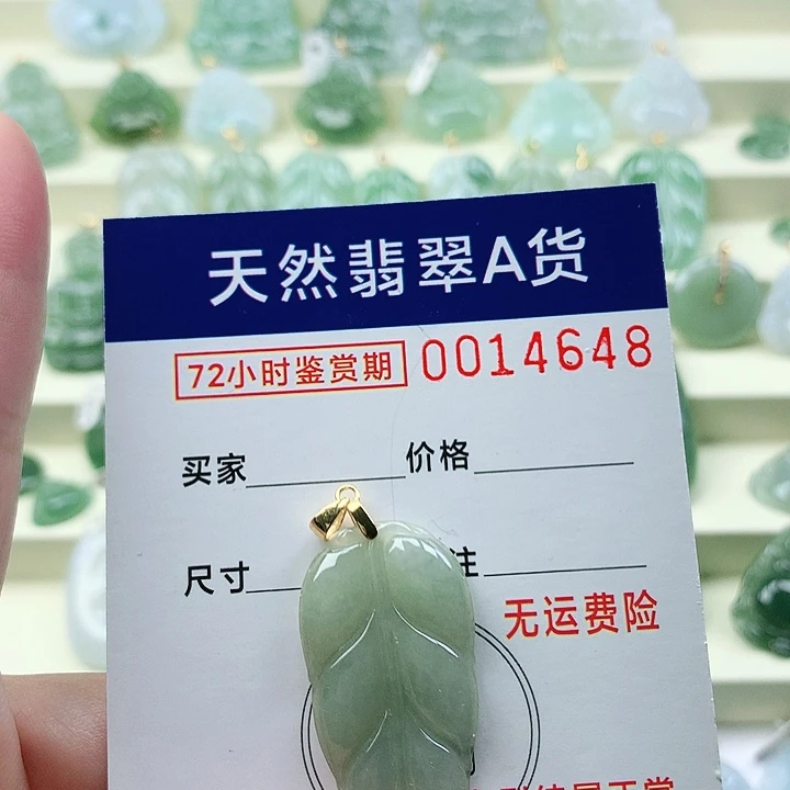 颈饰未镶嵌翡翠吊