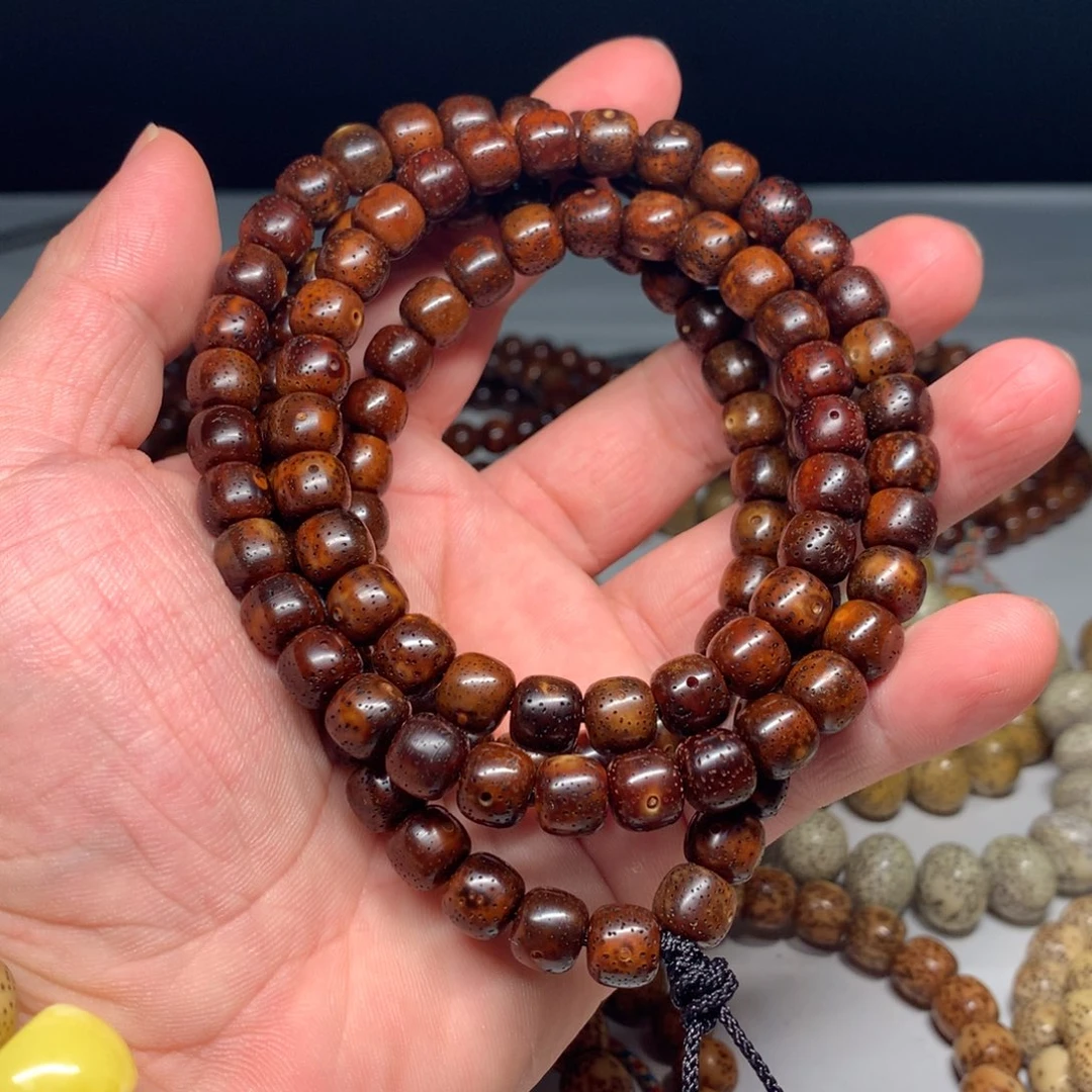 吊坠星月菩提陈化料黑金98老型全品