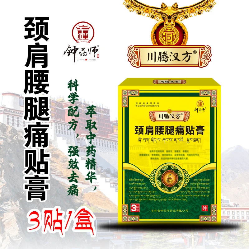 钟药师川腾汉方颈肩腰腿痛贴膏