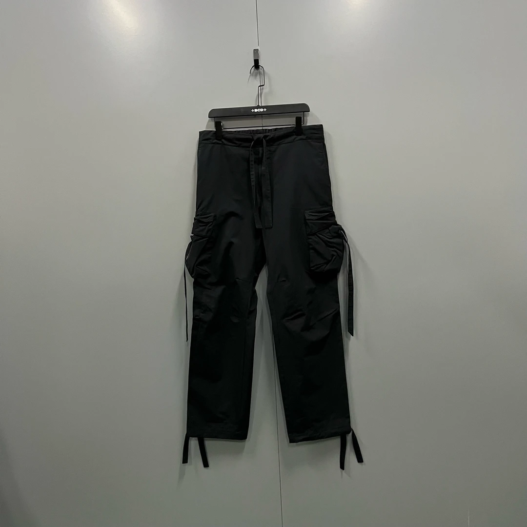 95新 LouisVuitton/路易威登 yy 黑色口袋飘带工装裤 42码 020694