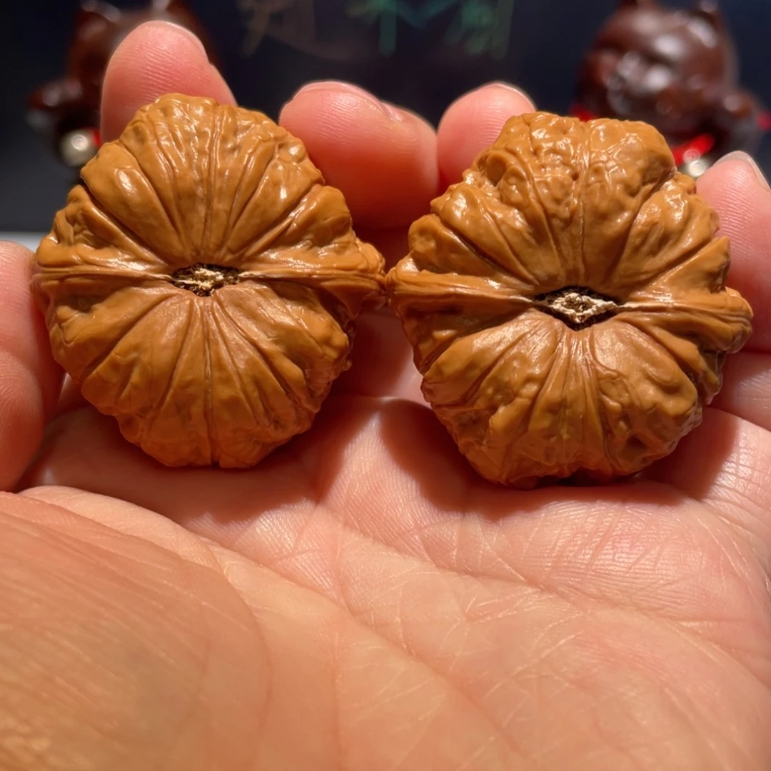 文玩核桃把件南瓜墩40全品