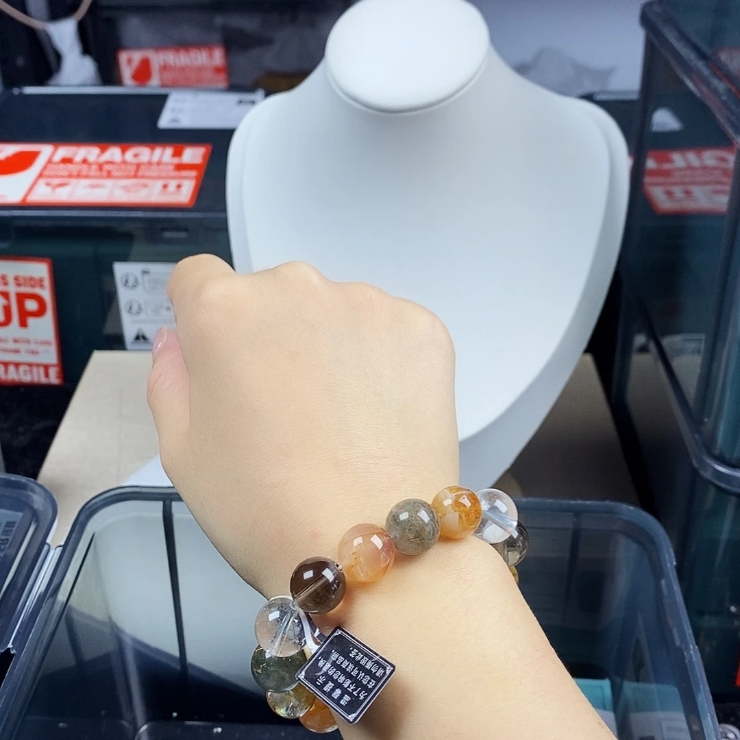 水晶银S925镶嵌手链