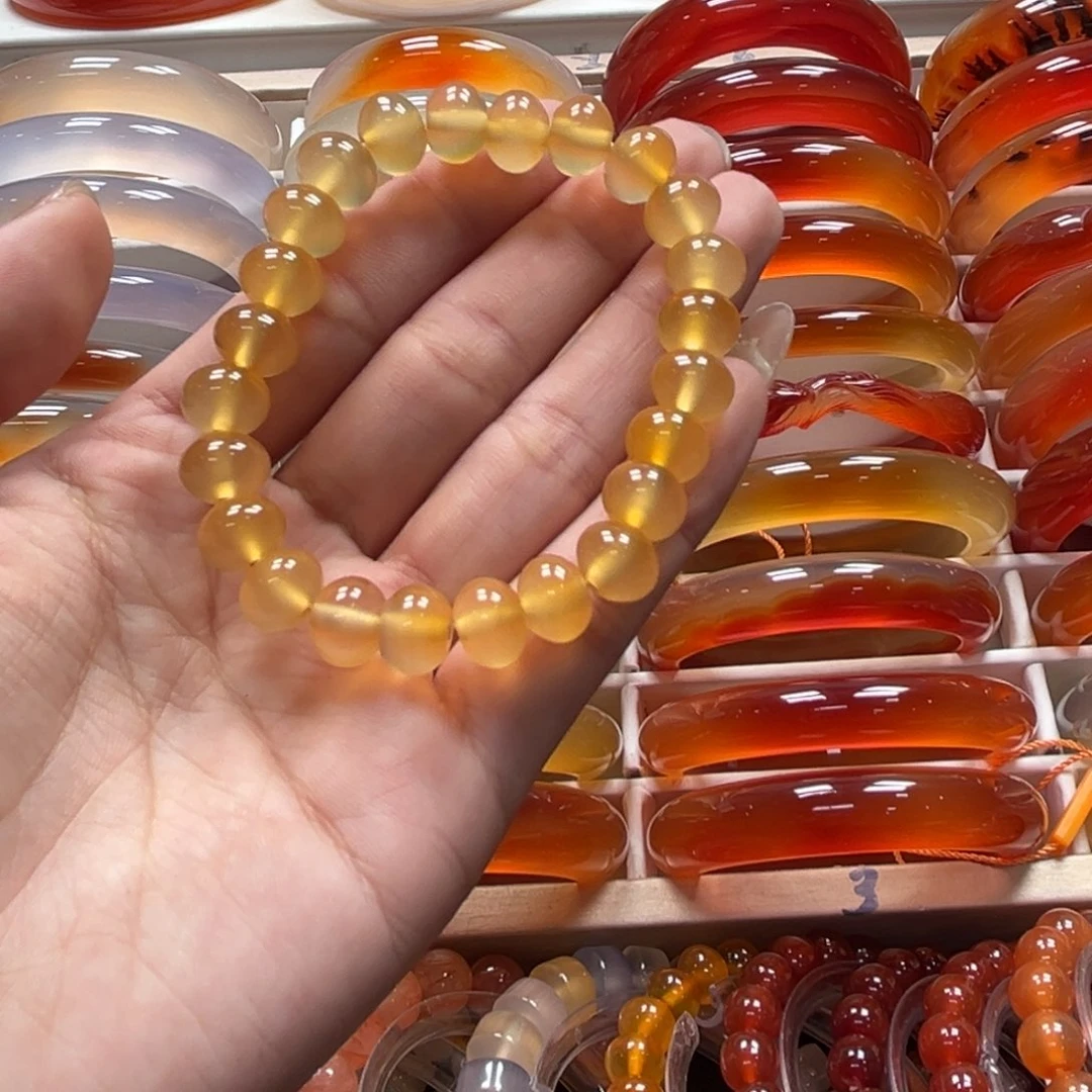 手镯玛瑙/玉髓未镶嵌范*言