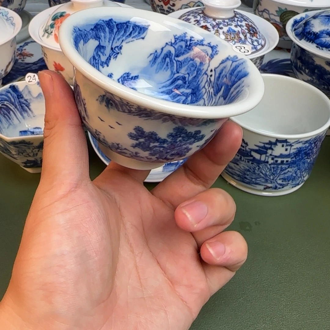 彦祖纯手工手绘茶具63