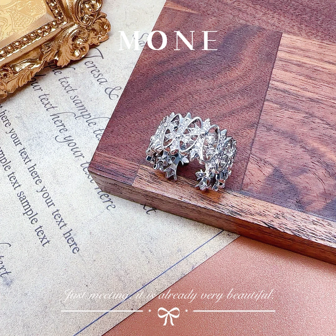 铜合金锆石戒指 1040 意★【克罗心】LMVENI 罗曼维妮 设计师款戒指