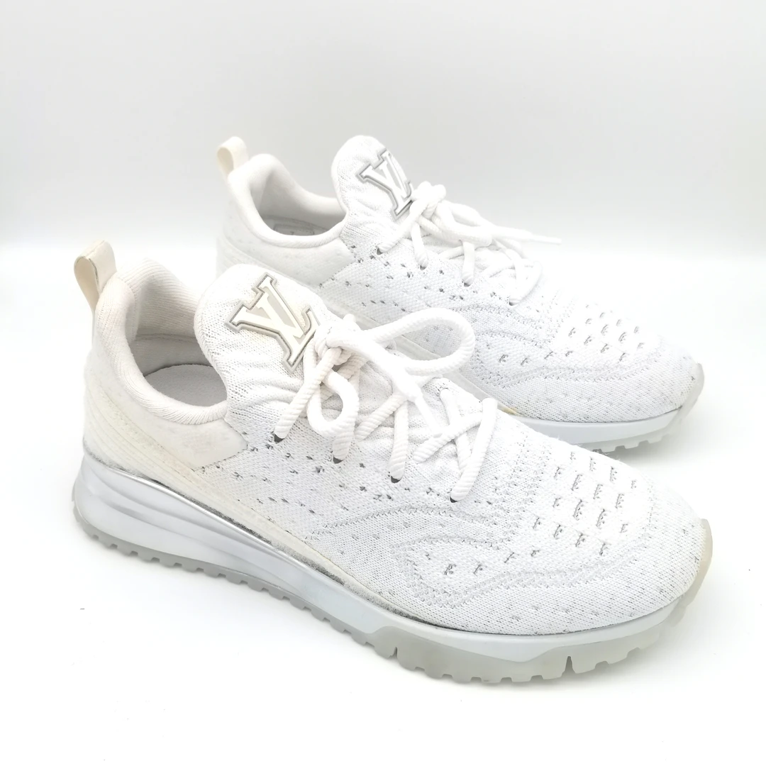 未使用 LouisVuitton/路易威登 针织刺绣碳板休闲鞋7欧VS0090微瑕
