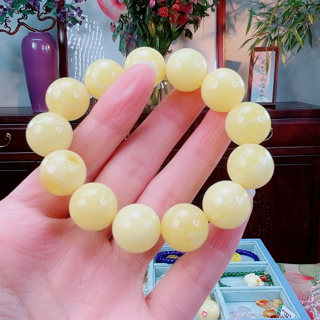 蜜蜡手链未镶嵌蜜蜡15.7