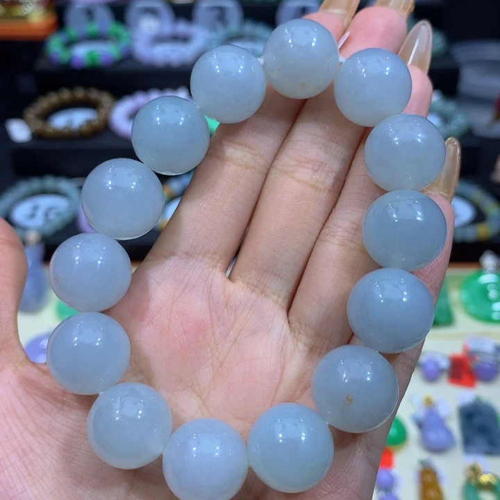 翡翠未镶嵌手链翡翠15