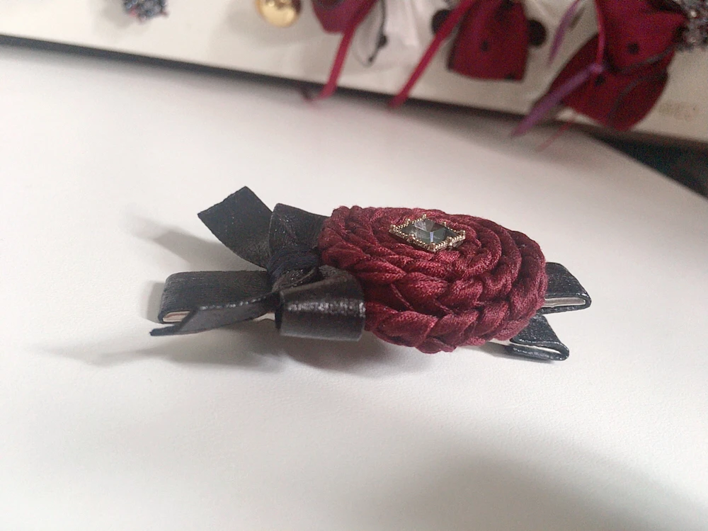 糖果法式鸭嘴夹森系女千金风发夹