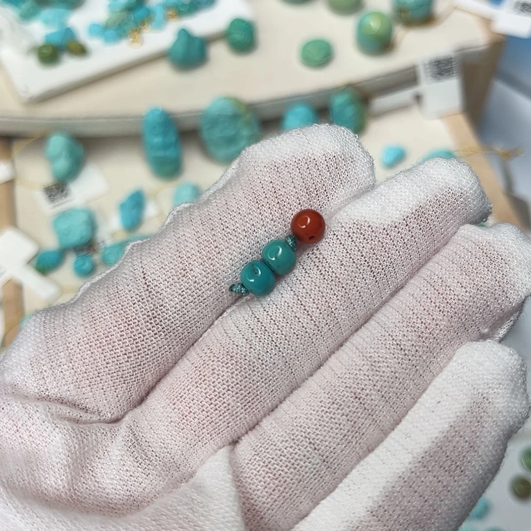 绿松石未镶嵌珠宝半成品