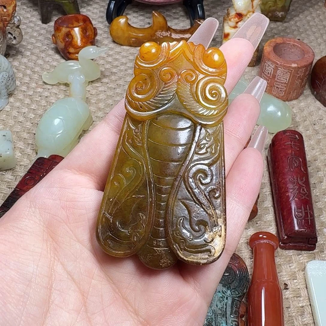 白玉菩提吊坠挂件