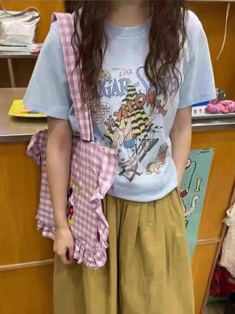 【粉风】东大门.dohwaji搞怪童趣减龄卡通T恤