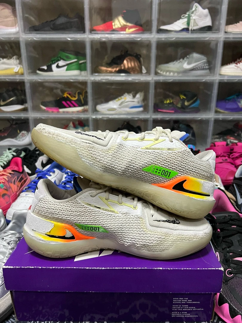 90新 maje 46码/gt1白蓝篮球鞋/二手正品/换过底气垫没那么饱满