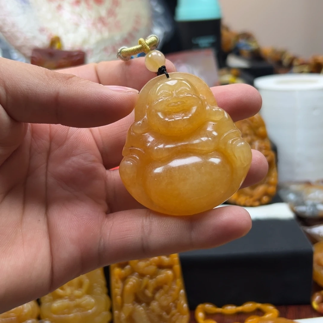 石英质玉（黄龙玉）未镶嵌hly