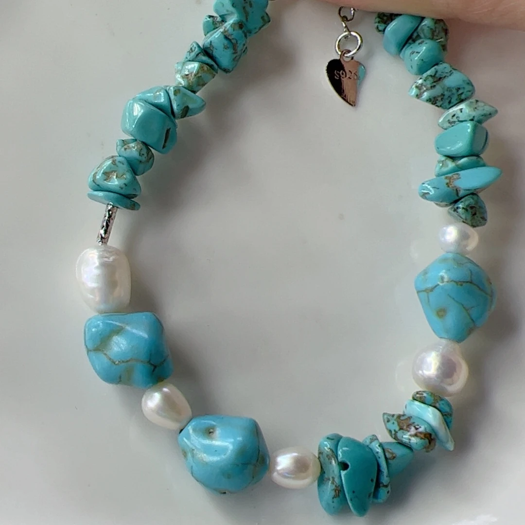 淡水珍珠手绳合金