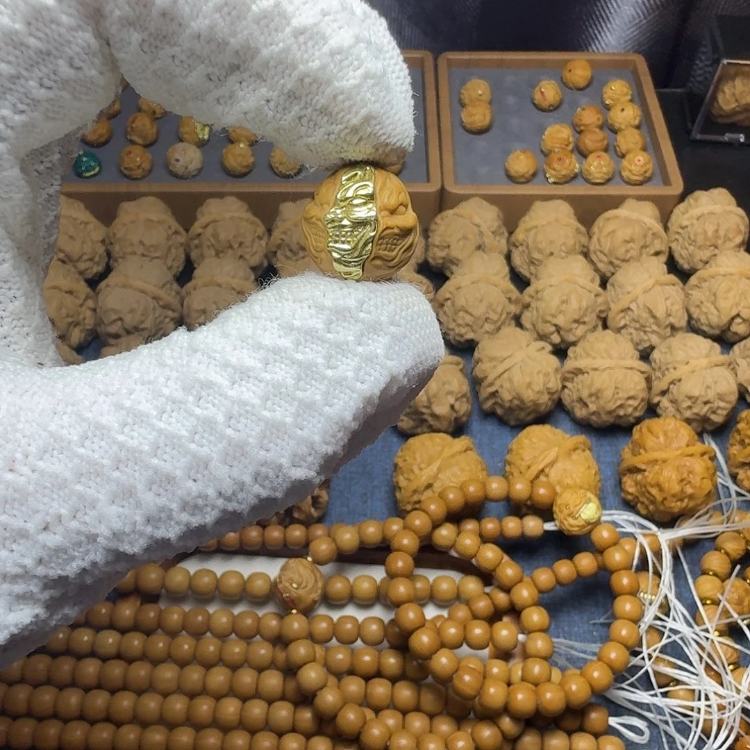 猴头核桃吊坠裂变