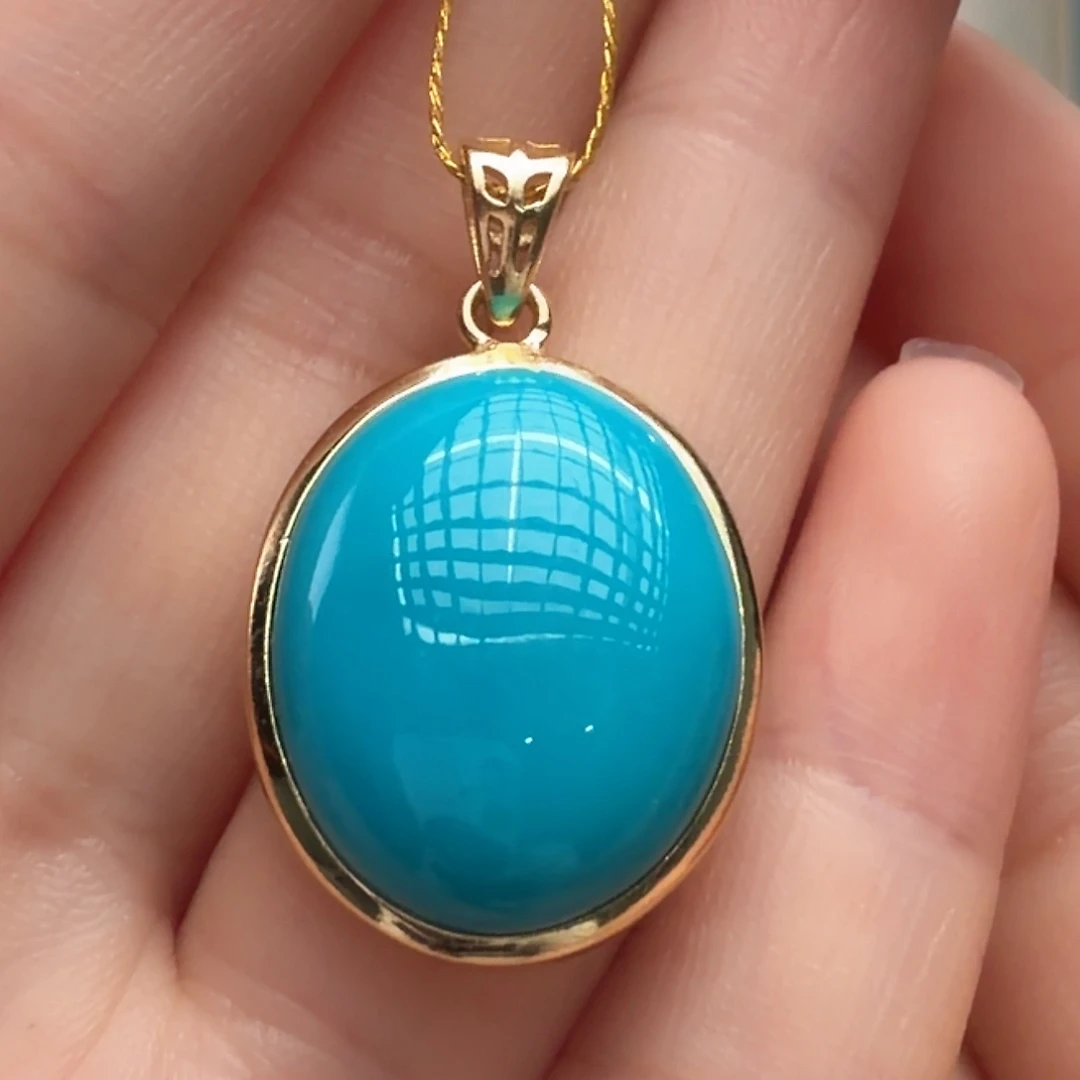 绿松石未镶嵌颈饰