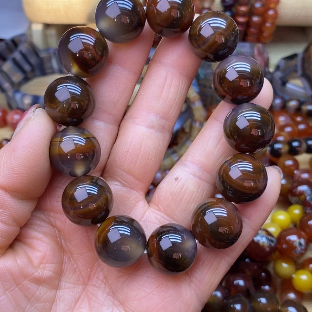 玛瑙/玉髓手链未镶嵌用****5