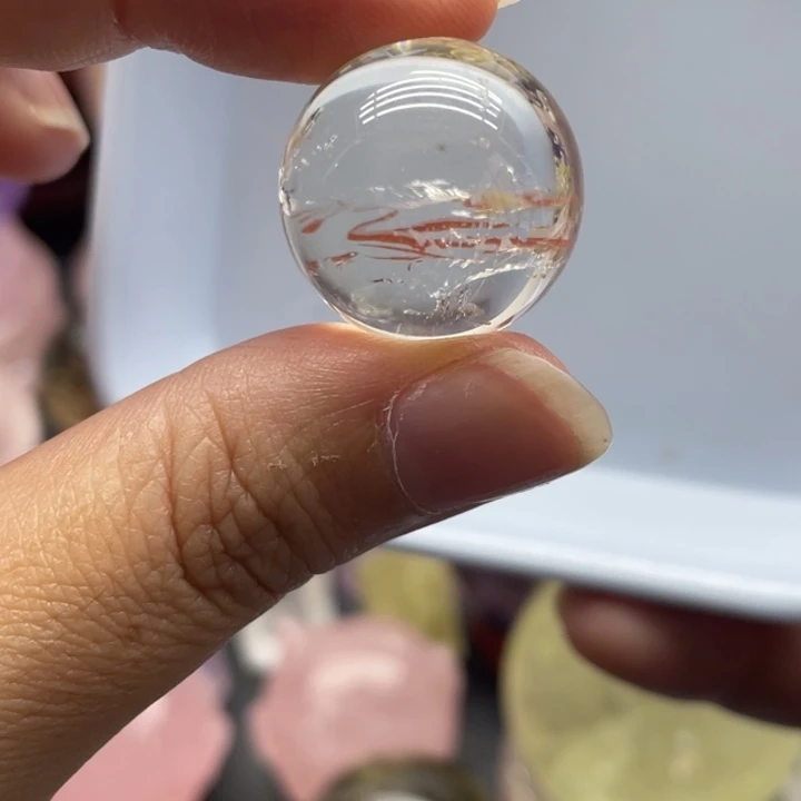 未镶嵌珠宝半成品水晶82号黄水晶22mm