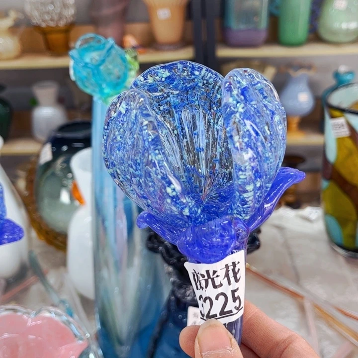 琉璃3225夜光 花瓶家悦美居